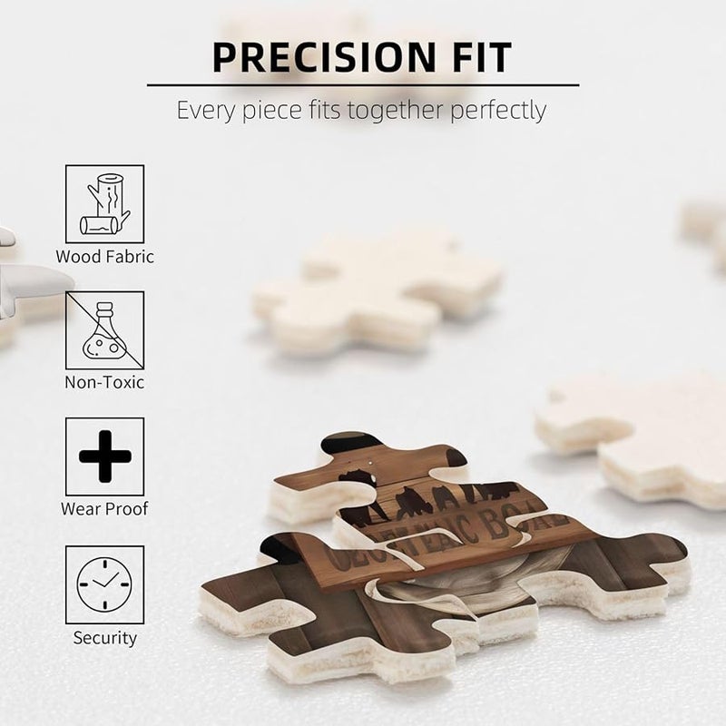 لغز بازل ريفي Phayah Bear 500 قطعة للكبار، ديكور منزلي، هدية حفلة عيد ميلاد - Image 5